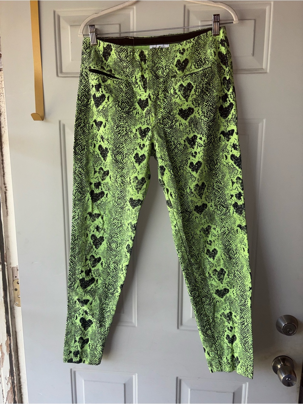 Holiday by Emma Mulholland green reptile hearts jeans size 29 30